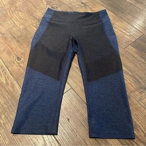 Outdoor Voices Crop Leggings‎ Heather Blue/Grey Size M